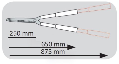 40050 Nożyce do żywopłotu 250mm, Proline 40050 Nożyce do żywopłotu 250mm, Proline