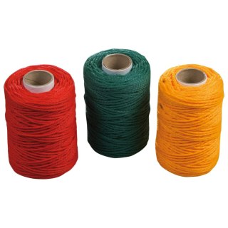 60996 Sznurek uniwersalny 100m, średnica 2mm, 3 sztuki w różnych kolorach