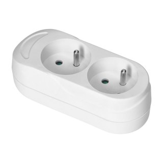 Gniazdo wtyczkowe 2x2P+Z