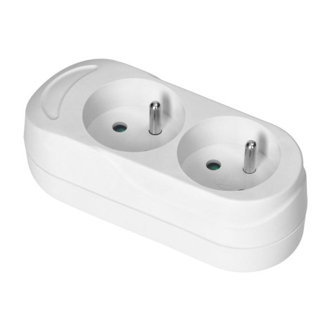 Gniazdo wtyczkowe 2x2P+Z