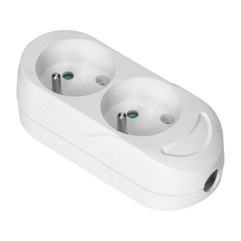 Gniazdo wtyczkowe 2x2P+Z