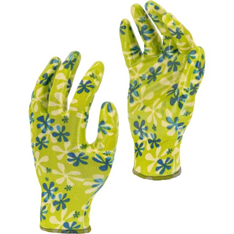 L220407K Rękawice nitrylowe, zielone, karta, "7", CE, LahtiPro L220407K Rękawice nitrylowe, zielone, karta, "7", CE, LahtiPro