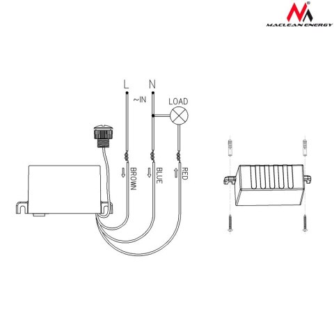 MCE34 Czujnik zmierzchowy z zewnętrzną sondą 2300W MCE34 Czujnik zmierzchowy z zewnętrzną sondą 2300W