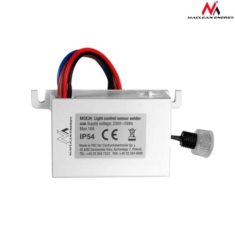 MCE34 Czujnik zmierzchowy z zewnętrzną sondą 2300W MCE34 Czujnik zmierzchowy z zewnętrzną sondą 2300W
