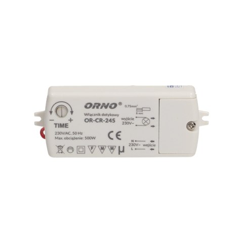 Włącznik dotykowy, IP20, 500W Włącznik dotykowy, IP20, 500W