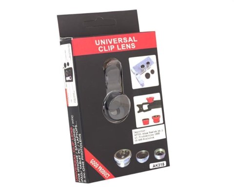 AK315 Zestaw obiektywów 3w1