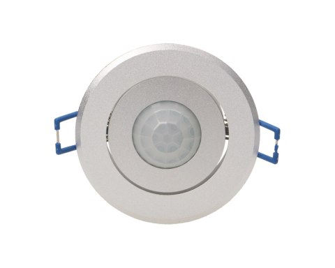 Czujnik ruchu 360st. IP20, 1200W, aluminium, do sufitów podwieszanych, regulacja położenia sensora