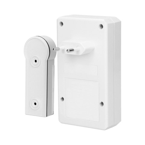 Dzwonek bezprzewodowy DISCO AC, sieciowy, learning system, 1 dźwięk, 100m