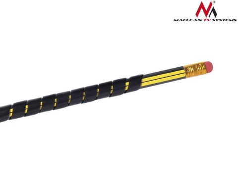 MCTV-684 B 43132 Osłona maskująca na kable (5*6mm) 3m czarna spirala