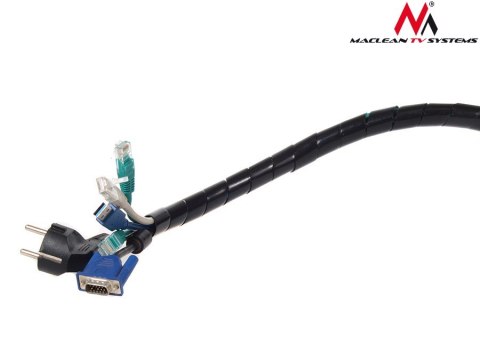 MCTV-686 B 43134 Osłona maskująca na kable (14.6*16mm) 3m czarna spirala MCTV-686 B 43134 Osłona maskująca na kable (14.6*16mm) 3m czarna spirala