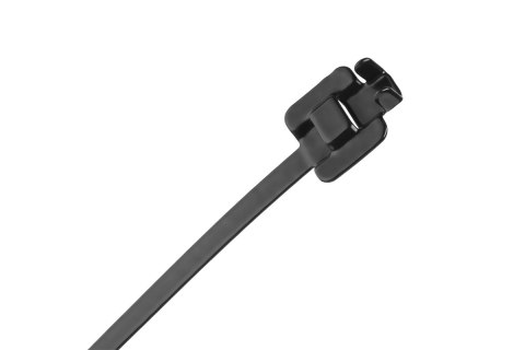 Opaska zaciskowa stalowa z powłoką nylonową 30cm. x 6.3mm Opaska zaciskowa stalowa z powłoką nylonową 30cm. x 6.3mm