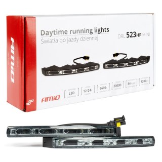 Światła do jazdy dziennej drl 523hp mini amio-01526