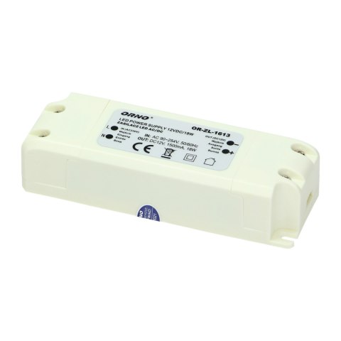 Zasilacz do LED 12VDC 18W, IP20