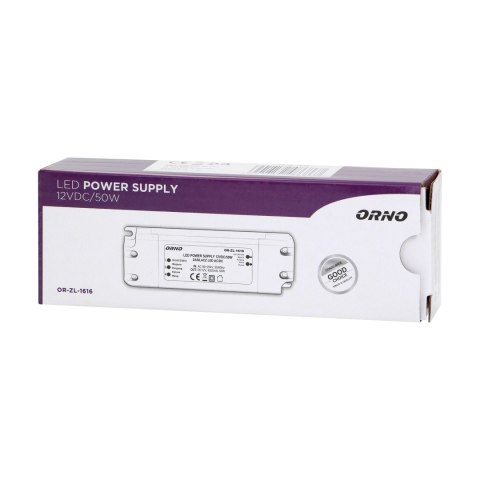 Zasilacz do LED 12VDC 50W, IP20