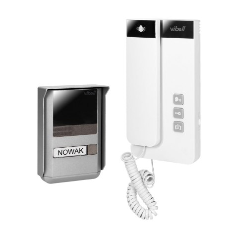 Zestaw domofonowy jednorodzinny, 2-żyłowy, natynkowy, SALEM