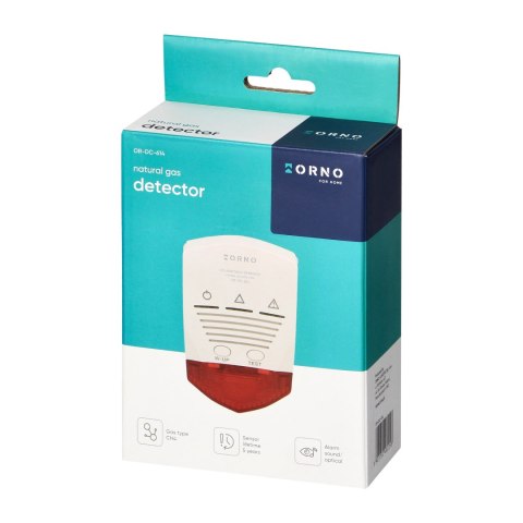 Czujnik gazu ziemnego, sieciowy z wyjściem przekaźnikowym