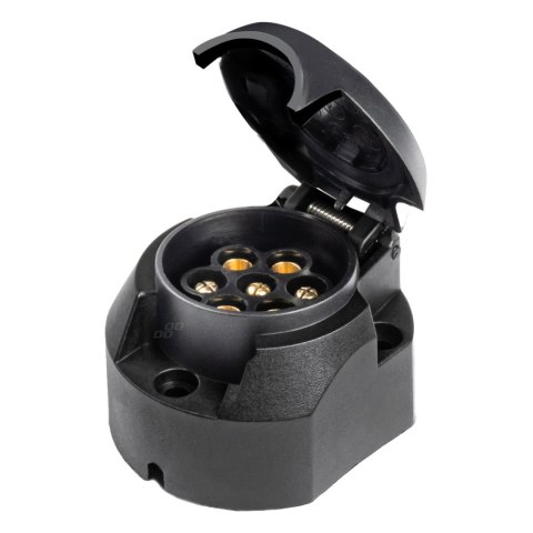 Gniazdo przyczepy haka plastikowe 7 pin amio-01258