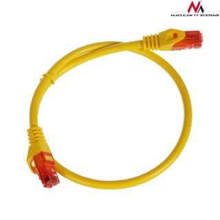 MCTV-300 Y 47260 Przewód kabel patchcord UTP cat6 wtyk-wtyk 0,5m żółty