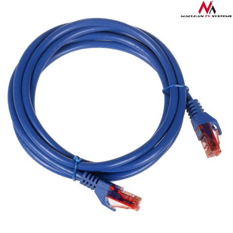 MCTV-303 N 47276 Przewód kabel patchcord UTP cat6 wtyk-wtyk 3m niebieski MCTV-303 N 47276 Przewód kabel patchcord UTP cat6 wtyk-wtyk 3m niebieski