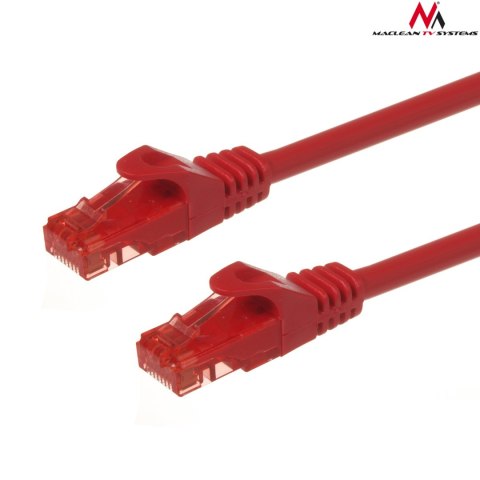 MCTV-303 R 47279 Przewód kabel patchcord UTP cat6 wtyk-wtyk 3m czerwony MCTV-303 R 47279 Przewód kabel patchcord UTP cat6 wtyk-wtyk 3m czerwony