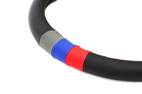 Pokrowiec nakładka na kierownicę samochodową m 37-39cm swc-10-m amio-01368