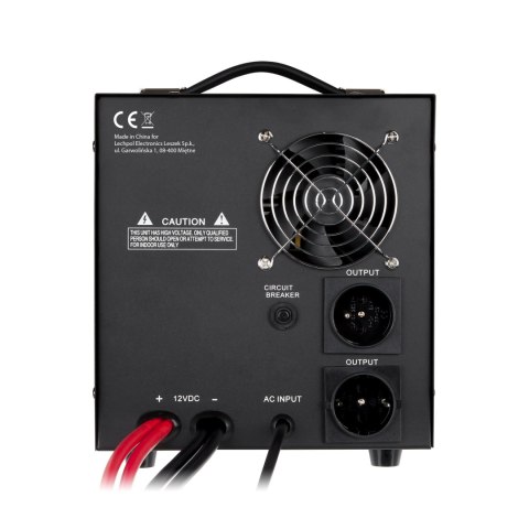 Zasilacz awaryjny KEMOT PROsinus-2000 przetwornica z czystym przebiegiem sinusoidalnym i funkcją ładowania 12V 230V 2000VA/1200