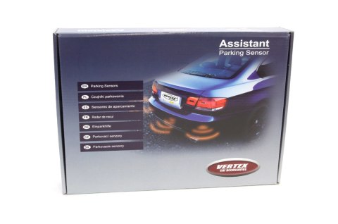 Zestaw czujników tft01 4,3" z kamerą cam-402 led 4 sensory srebrne