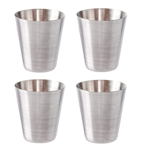 AG171A Kieliszki turystyczne 4szt. stal