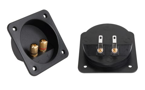 Gniazdo terminal głośnikowe x2 banan A Gniazdo terminal głośnikowe x2 banan A