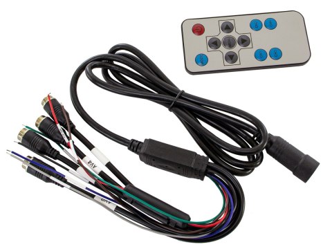 Monitor lcd 10cali z obsługa do 4 kamer 4pin 12v 24v