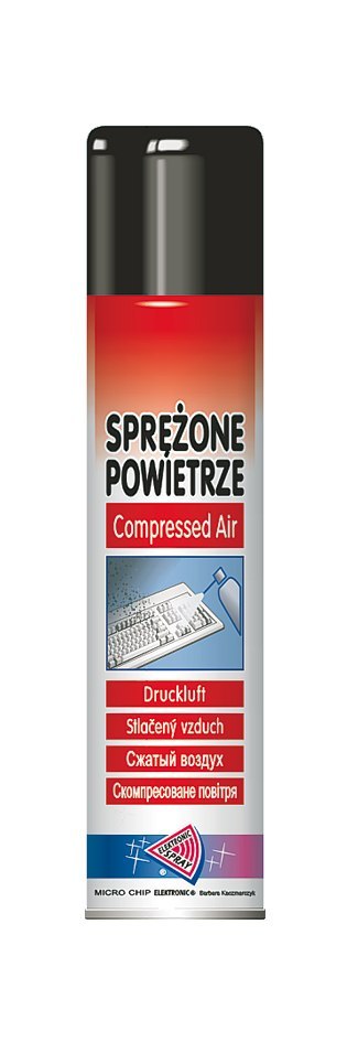 Sprężone powietrze 300ml.-palne MICROCHIP ART.014 Sprężone powietrze 300ml.-palne MICROCHIP ART.014