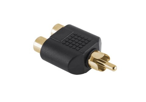 Złącze wt. RCA-2xgn.RCA GOLD Złącze wt. RCA-2xgn.RCA GOLD