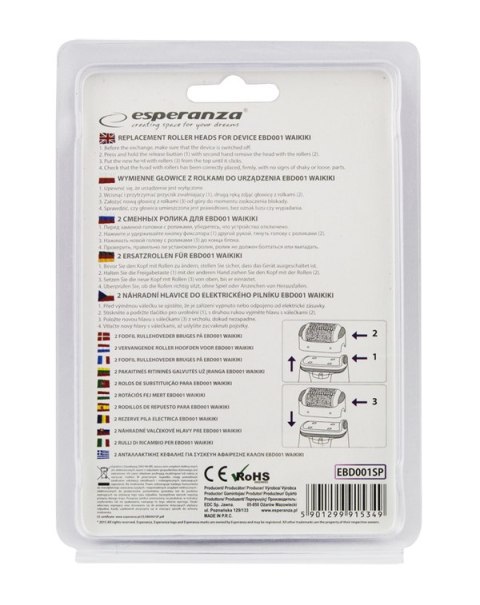 EBD001SP Esperanza głowice z rolkami do frezarki waikiki