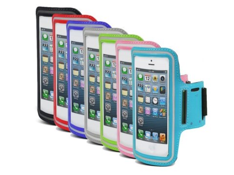 Etui na telefon na ramię czarny 4,8" Maclean MC-405 B