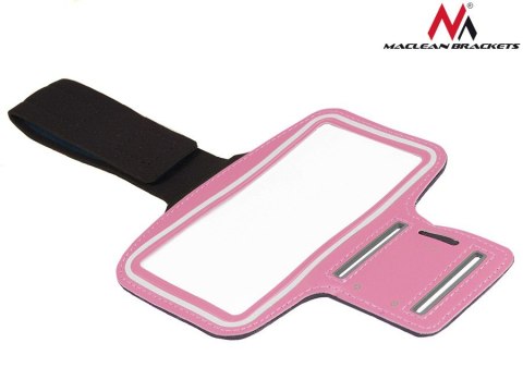 Etui na telefon na ramię różowy 4,8" Maclean MC-405 P