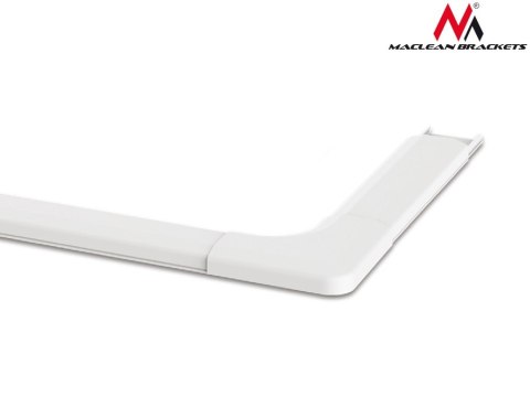 Listwa maskująca Maclean, Do kabli, Narożna, Plastik systemowa, W 127x127x21,5 mm, MC-697