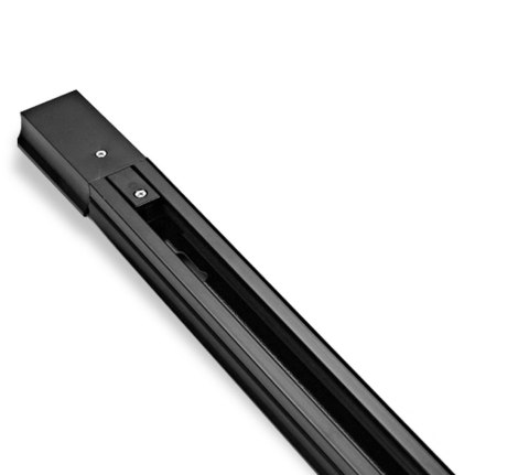 Listwa szynowa jednofazowa 100 cm czarna