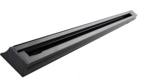 Listwa szynowa jednofazowa 100 cm czarna