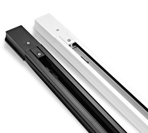 Listwa szynowa jednofazowa 100 cm czarna