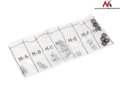 Uchwyt Maclean, Do telewizora sufitowy, Max vesa 200x200, PROFI MARKET SYSTEM, 23-42", 50kg, MC-704