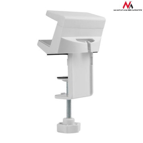 Uchwyt biurkowy na listwę zasilającą Maclean, biały, MC-808