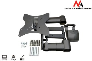 Uchwyt do telewizora lub monitora Maclean, uniwersalny, max vesa 200x200, 13-42", 30 kg, czarny, MC-503A B