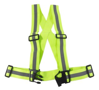 AG590 Szelki odblaskowe kamizelka green