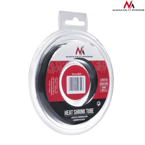 Koszulka termokurczliwa Maclean, rurka, 2:1 8mm, opakowanie zamykane, 5m, MCTV-533 Koszulka termokurczliwa Maclean, rurka, 2:1 8mm, opakowanie zamykane, 5m, MCTV-533
