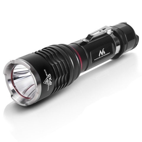 Latarka LED Cree 800 lumen Maclean, ładowarka, uchwyt rowerowy, MCE220