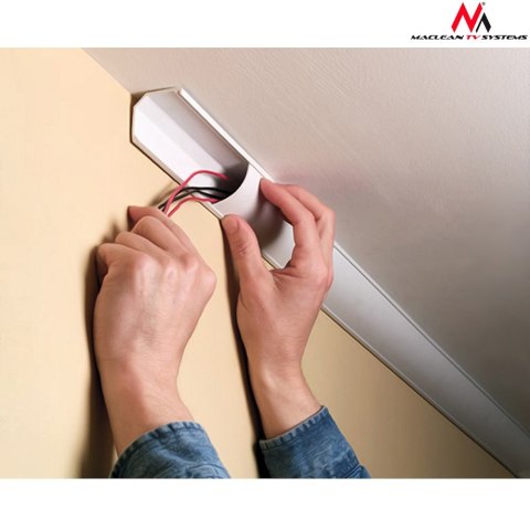 Listwa maskująca Maclean, Kanał kablowy, Z taśmą , Biała, 1.5m 56*32mm, MCTV-576 Listwa maskująca Maclean, Kanał kablowy, Z taśmą , Biała, 1.5m 56*32mm, MCTV-576
