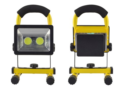 Naświetlacz przenośny led 30w 6000k aku/ 230v