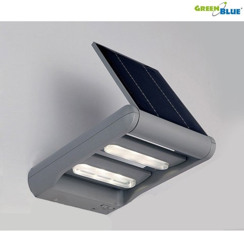 Solarna lampa ścienna GreenBlue GB131 LED 12W - dwia niezależne kierunki światła