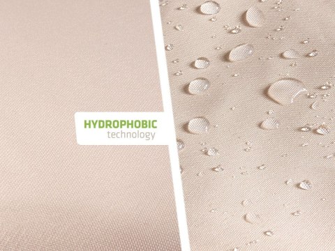 Żagiel ogrodowy zacieniacz UV GreenBlue, poliester, 4m kwadrat, kremowy, hydrofobowa powierzchnia, GB504