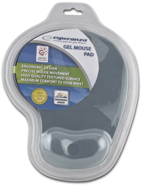 EA137Y Esperanza podkładka żelowa pod mysz szara EA137Y Esperanza podkładka żelowa pod mysz szara